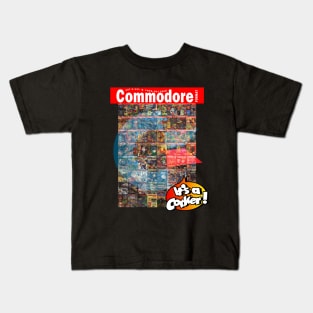 Classic Commodore 64 Commodore Format Covers Kids T-Shirt